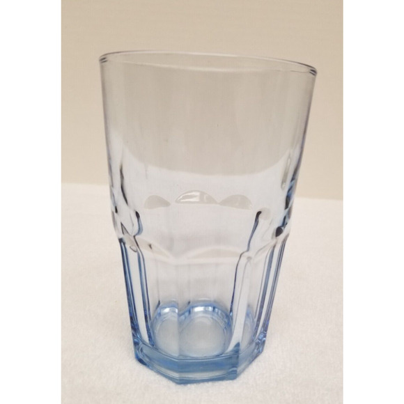 1-Crisa light blue tea glass replacement 5.5" tall item 202 - Picture 1 of 6